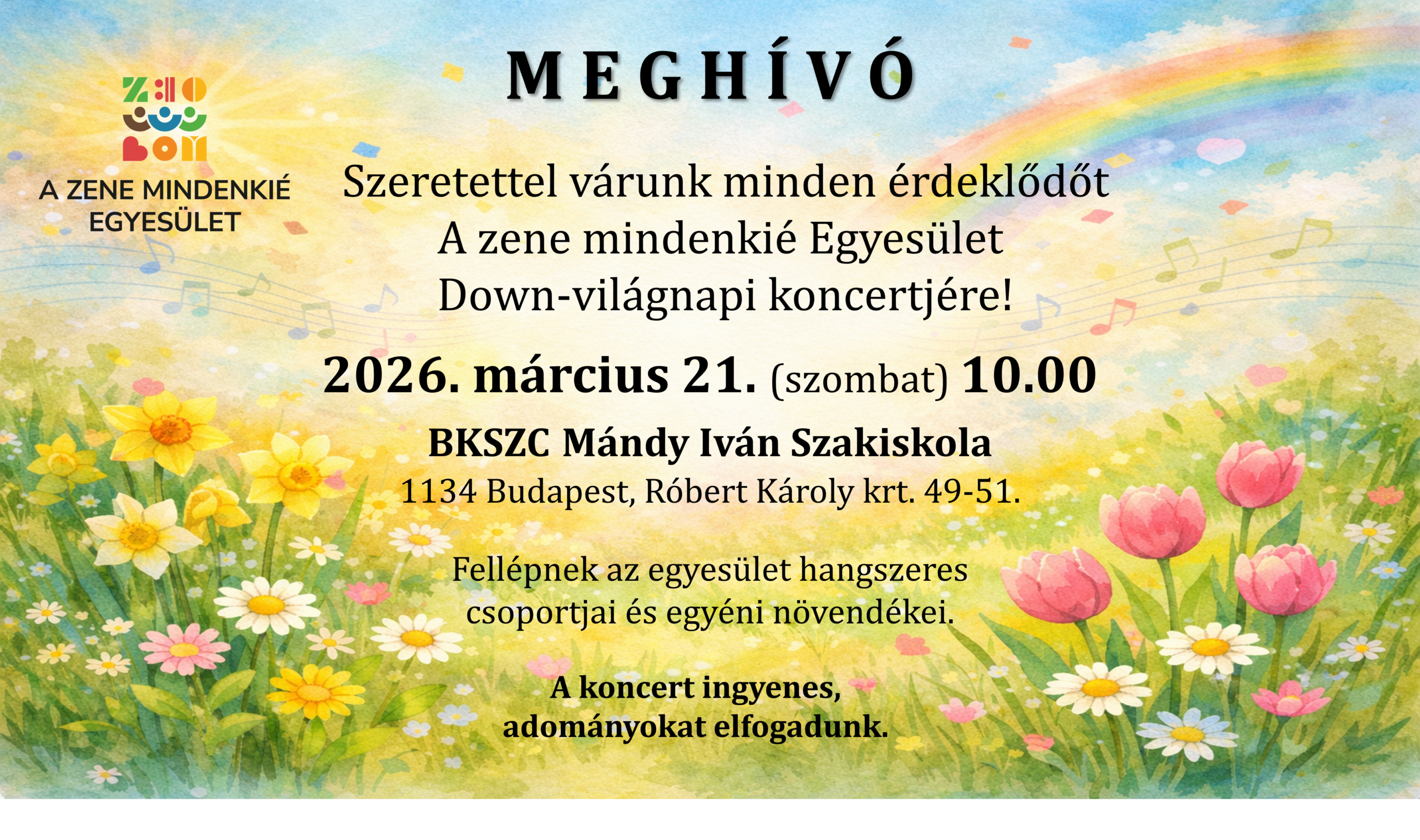 Down-világnapi koncert